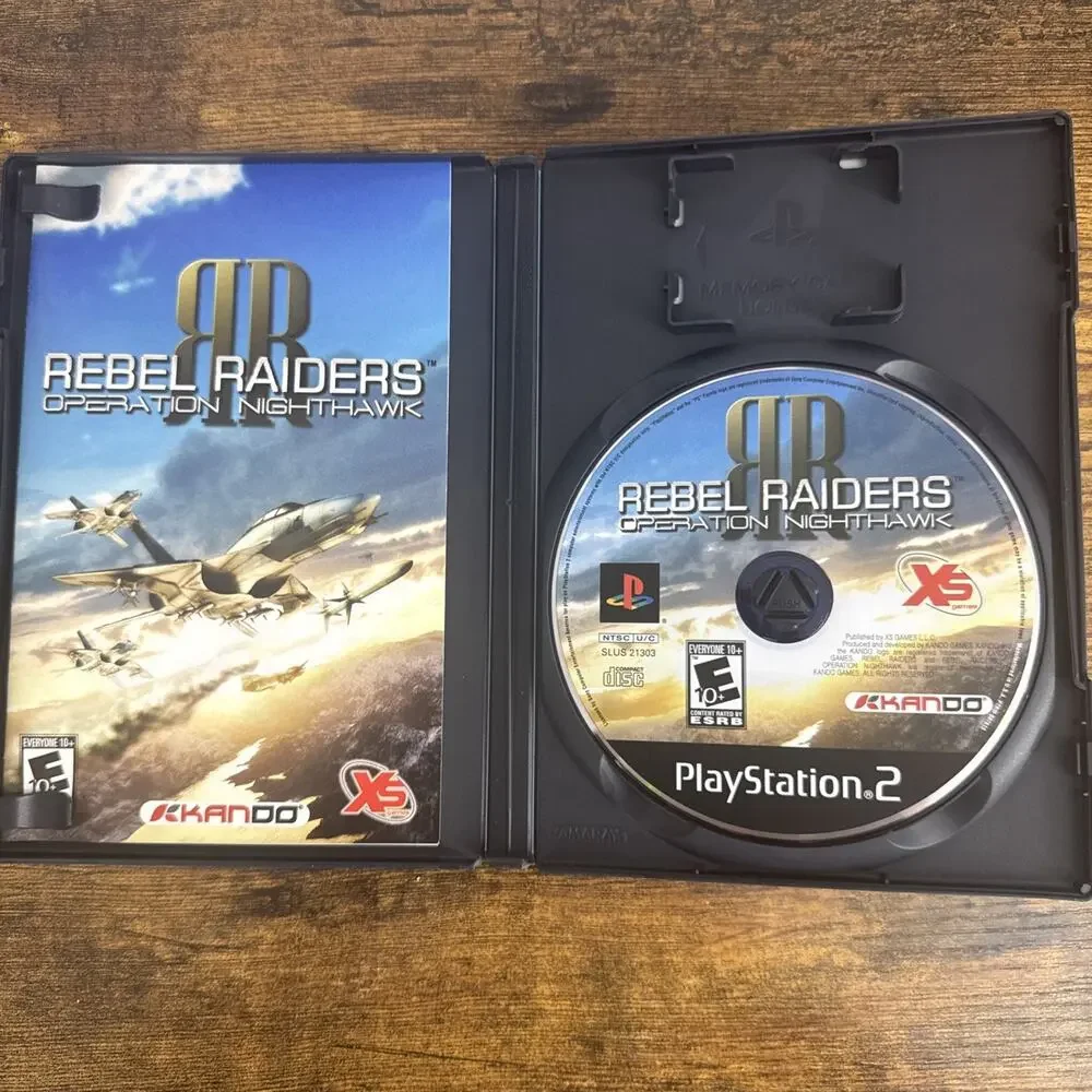 Rebel Raiders Operation Nighthawk (PlayStation 2 PS2) CIB TESTED